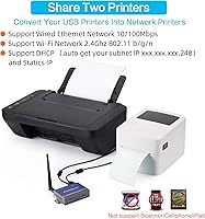 CHEECENT CR202 Wireless Print Server for USB Printers — image 3