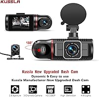 Kussla X30 3-Channel Dash Cam — image 9