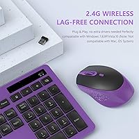 Vivefox 2.4GHz Wireless Keyboard and Mouse Combo — image 4