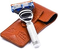 Parker Travel Fusion Safety Razor with Leather Sheath — image 2
