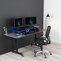 VIVO 42-inch Electric Height Adjustable Stand Up Desk Converter — image 8