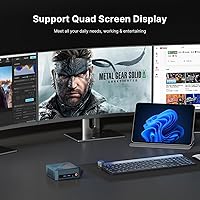 BOSGAME P5 Mini PC with AMD Ryzen 7 6800H, 32GB RAM, 512GB SSD — image 6