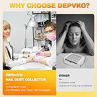 Depvko Nail Dust Collector Machine B12161P — image 3