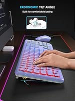 SABLUTE Wireless Keyboard and Mouse Combo — image 5