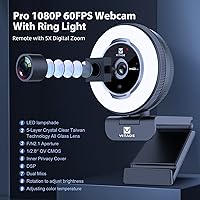 VITADE 862Pro 1080P 60FPS Webcam with Remote Control — image 2