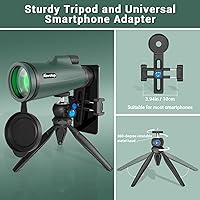 Abvatop 15x50 Monocular Telescope for Smartphone — image 5