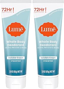 Lume Whole Body Deodorant Unscented 3oz (Pack of 2) Review