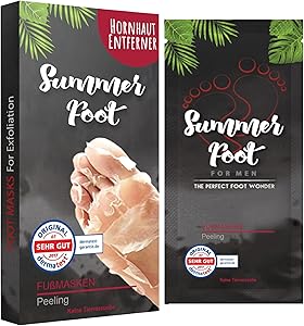 Summer Foot Premium Foot Mask for Men Double Pack
