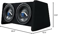 Rockville RV208P Dual 8″ Subwoofer in Vented Enclosure — image 9