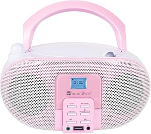 SingingWood GC01 Macarons Series Portable CD Player Boombox Review