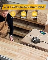 Kungfuking Retractable Power Strip with USB C PD 20W — image 2