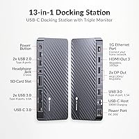 v AV Access KD-S03 13-in-1 Triple Monitor Docking Station — image 2