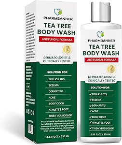 PHARMBANNER Tea Tree Antifungal Body Wash, 11.84oz Review