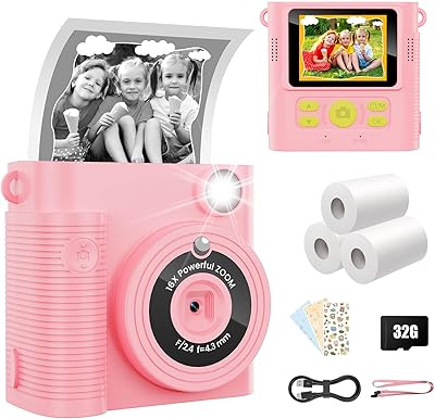 WONNIE Kids Camera Instant Print ABS681