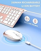 VssoPlor Bluetooth Keyboard Mouse Combo — image 4