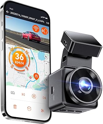 Vantrue E1 Lite 1080P WiFi Mini Dash Cam with GPS