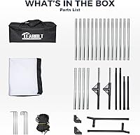 LEABIOLT 100-inch Projector Screen with Stand — image 3