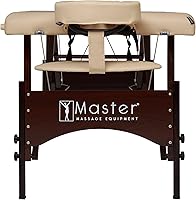 Master Massage 28″ Argo Portable Massage Table in Cream with Walnut Legs — image 5