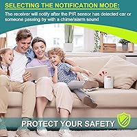 Qualirey Driveway Alarm Wireless Motion Sensor System — image 5