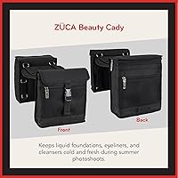 ZUCA Beauty Caddy with Built-in Seat Cushion (Black) — image 5