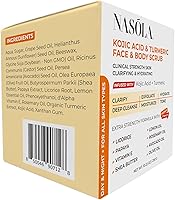 Nasola Kojic Acid Turmeric Face and Body Scrub 12.31oz — image 8