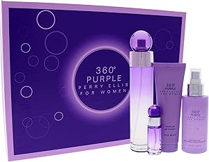 Perry Ellis 360 Purple Women 3.4oz EDP Spray Gift Set Review