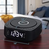 Jensen JCR-375 Stereo Digital Dual-Alarm Clock Radio with CD Player — image 5