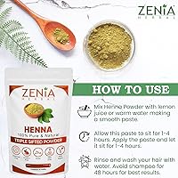 Zenia 100% Pure & Natural Henna Powder 908g — image 5