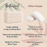 Australian Botanical Soap Goats Milk Sandalwood Oat Milk Aloe Vera 6.6 oz 4-Pack — image 6