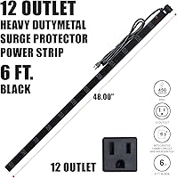 KMC 12-Outlet Heavy Duty Surge Protector Power Strip — image 2