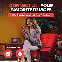 Pyle PUNP34BT Retro Bluetooth Radio Speaker — image 2