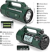 Lanshanchu XG-098 Emergency Weather Radio — image 8