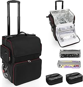 OCHEAL Large Makeup Train Case with Wheels Review