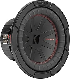 KICKER 48CWR84 CompR 8″ Subwoofer, DVC, 4-ohm Review