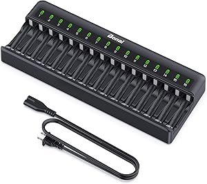 BONAI 16-Bay AA AAA Battery Charger for NiMH NiCD Review