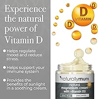 NaturallyMum Magnesium Cream with Vitamin D3 4 Fl Oz — image 4