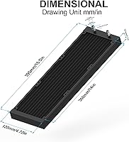 Clyxgs 360mm Water Cooling Radiator with Fan — image 2