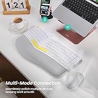 Nulea KM75 Ergonomic Wireless Keyboard and Mouse Combo — image 5