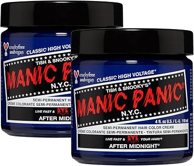 MANIC PANIC Classic After Midnight Semi Permanent Hair Color 4oz
