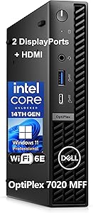 Dell OptiPlex 7020 MFF Mini Desktop, 14th Gen Intel Core i5, 64GB RAM, 1TB SSD Review