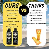 SLAM WoodsMan Men's Scented Sunscreen Spray SPF 30, 5oz — image 7