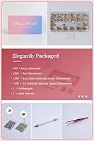 AMLAVIFISH Gold Rhinestones Kit, 6080 Pcs — image 7