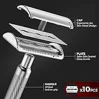 ZOMCHI Double Edge Safety Razor for Men & Women — image 5