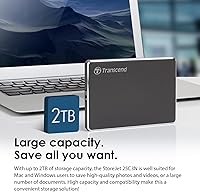 Transcend StoreJet 25C3N 2TB Portable External Hard Drive — image 7