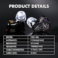 Linsoul ZiiGaat Arete 1DD+4BA Hybrid In-Ear Monitor — image 8