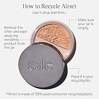 Saie Airset Radiant Loose Setting Powder - Translucent Medium (0.14 oz) — image 7