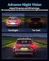 YouthCity XCS-JLYR 3-Channel Dash Cam 4K Front, Rear & Inside — image 5