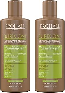 BURIX ONE Brazilian Keratin Protein Hair Treatment 3.4oz x2