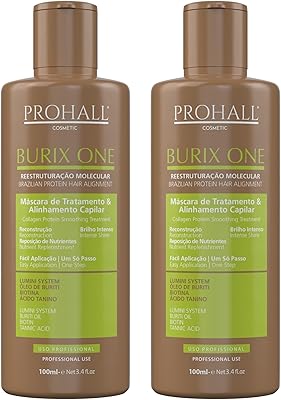 BURIX ONE Brazilian Keratin Protein Hair Treatment 3.4oz x2