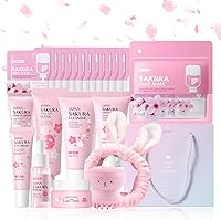 LAIKOU Sakura Skincare Set for Teen Girls, 34PCS — image 1